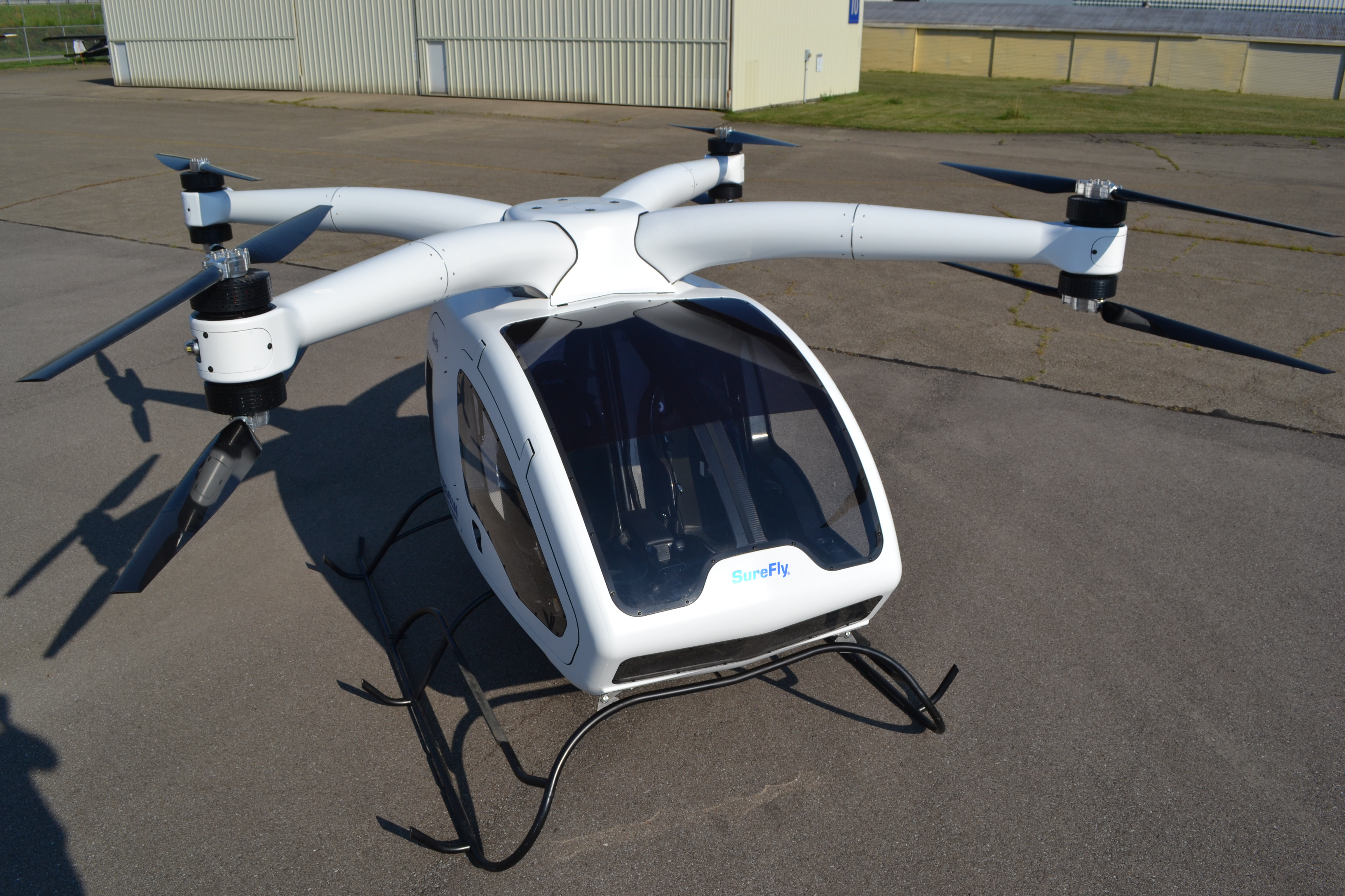 urban air taxi Workhorse SureFly Top Front
